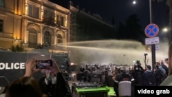 GEORGIA - protest water cannon
