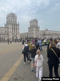 Георгий Воробьёв по приезду в Минск после третьего пересечения границы РФ
